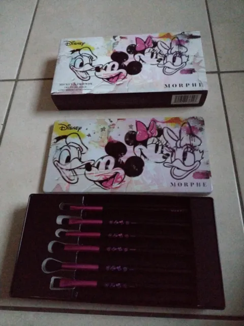Morphe Mickey And Friends Truth Be Bold 6 Piece Brush Set+ Mirror