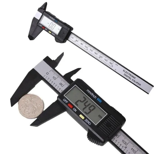 6" 0-150mm LED Digital Caliper Vernier Micrometer Electronic Ruler Gauge Meter