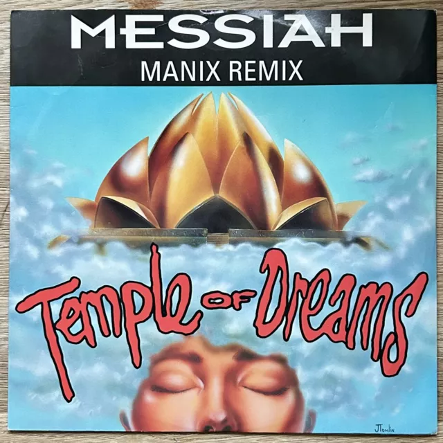 Messiah “Temple Of Dreams”  (Manix Remix) 1992 UK 12 Inch Vinyl Single ( Rare )