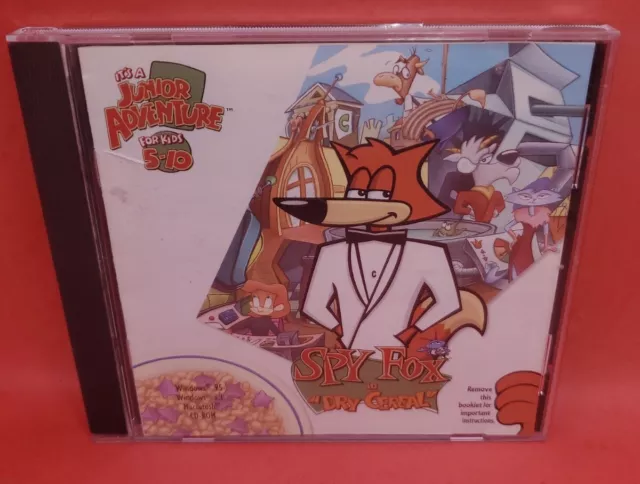 VINTAGE Spy Fox in Dry Cereal (Windows/Mac,1997) PC Game Humongous