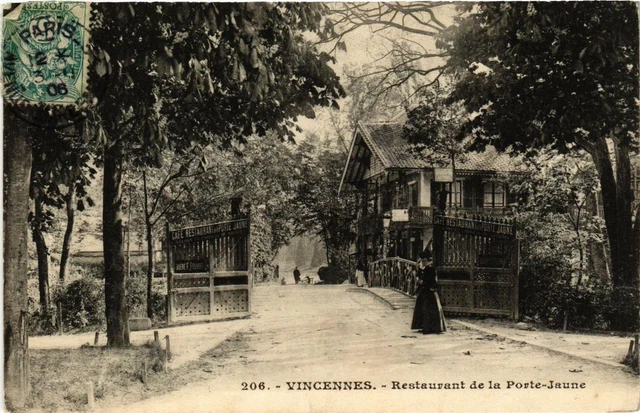 CPA AK VINCENNES Restaurant de la Porte-Jaune (672264)