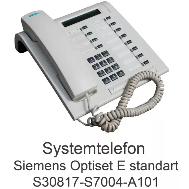 Telephone Siemens Optiset E Standard Hicom 100E 108 112 118 150E7h G