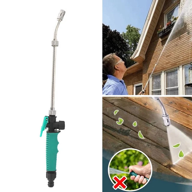 Car Garden Washer Spray Gun Power High Pressure Water Lance Hose Pipe Nozzle Kit