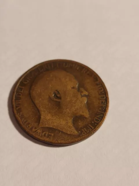 King Edward VII  1903 -  Half Penny Coin