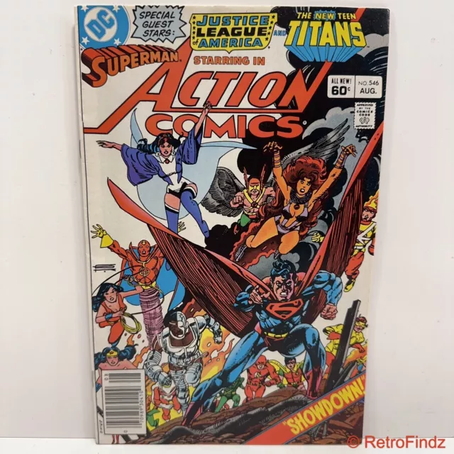 Action Comics #546 Comic Book (DC, 1983) Gil Kane DC Superman Comics