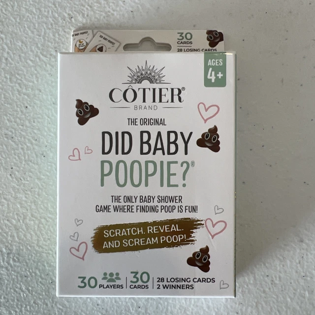 DID BABY POOPIE Cotier The Original Baby Shower Juego ¡Caca Grita!