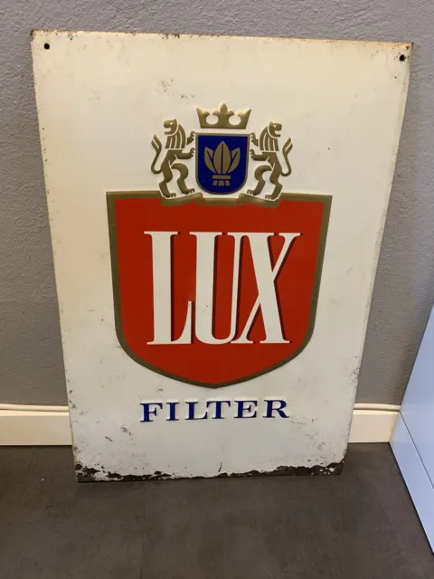 Lux Filter Zigaretten,Blechschild