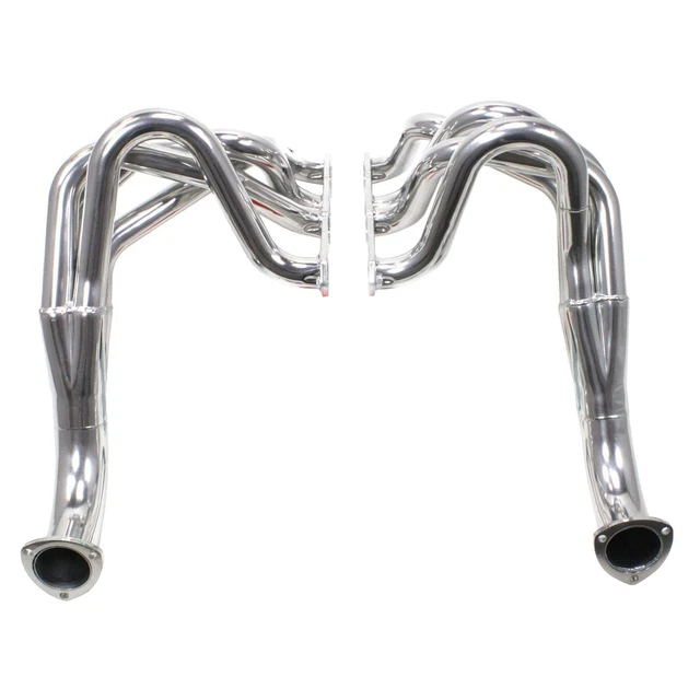 Doug's Headers D329 Headers Fenderwell Exit Steel Silver Ceramic Coated 1 3/4in