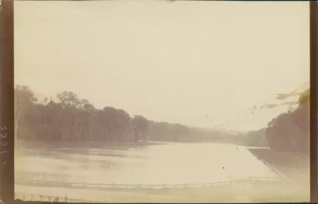 France, Versailles, Étang, ca.1900, Vintage citrate print Vintage citrate print