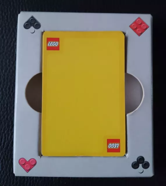 Juego de tarjetas de juego vintage de Lego en caja original y funda de plástico