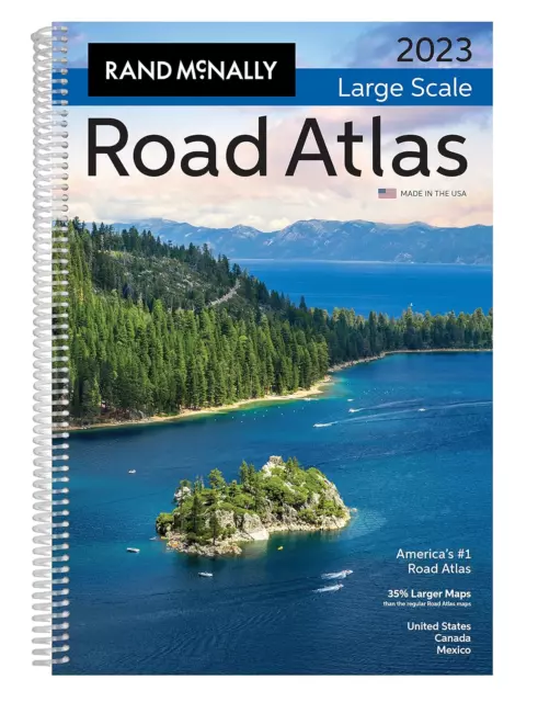 Rand Mcnally 2023 Large Scale Road Atlas (Rand Mcnally Large Scale Road Atlas