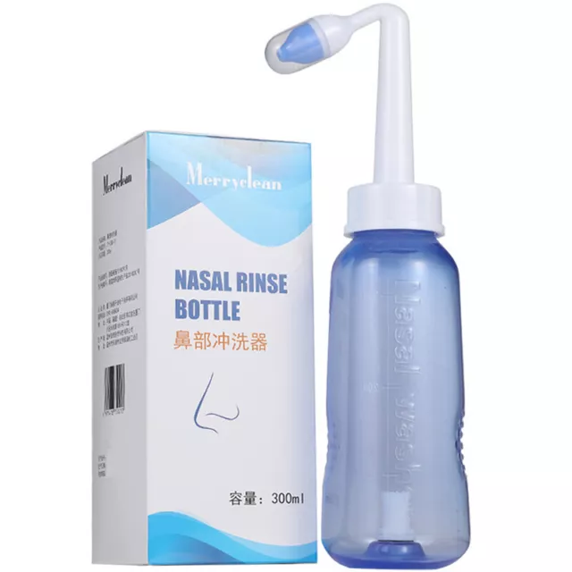 Adult Nasal Wash Neti Pot Rinse Cleaner Sinus Allergies Relief Nose Pressu_tu