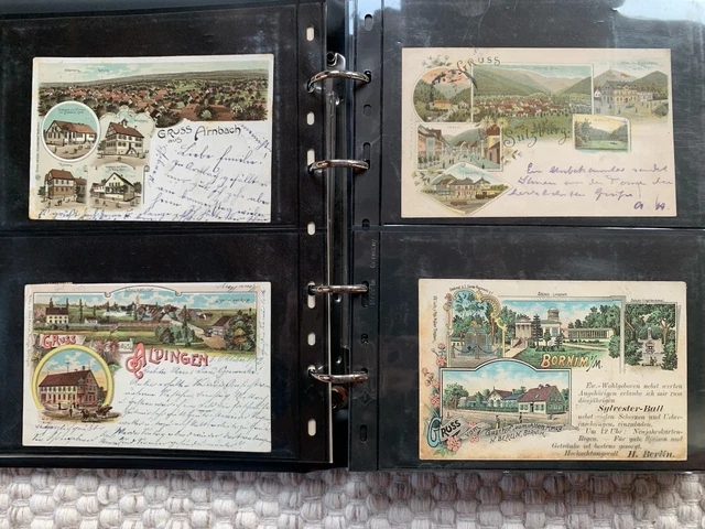 Album De Cartes Postales Anciennes - Lyon, France - Édition Marquell Artistique