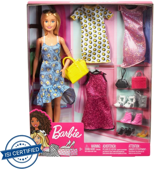 BARBIE Doll, Fashions & Fabrics are trendy, colors are popular and accessories