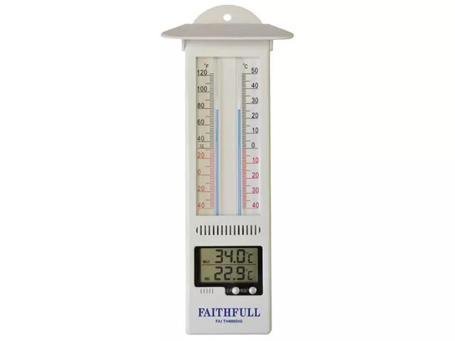Faithfull - Thermomètre Numérique Max-Min