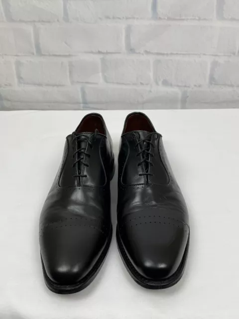ALLEN EDMONDS VERNON Men’s Black Leather Oxford Dress Shoes Size 10.5 D ...