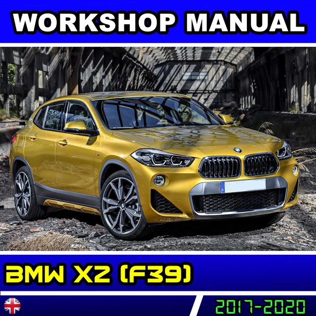 BMW X2 REPAIR Manual 2017 2020 Service English ON CD EUR