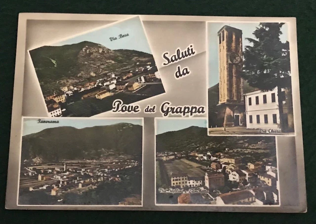 Cartolina - POVE DEL GRAPPA - Saluti - 1963