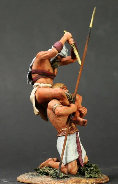 Figurine Cavalier Persan Avec Lance – 54 Mm – Étain Peint Main – Alive History