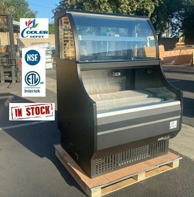 NEW 39" Combo Open Air Curtain Merchandiser Refrigerator Cooler Display NSF