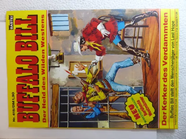 Bastei Verlag Buffalo Bill Grossband Nummer 418,425,420,426 in Zustand 2