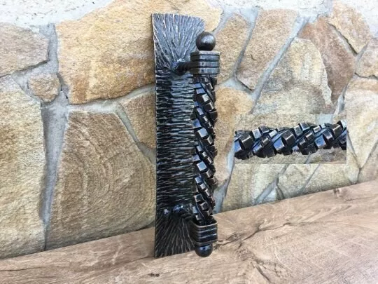 Barn Door Handle Forged Metal Iron