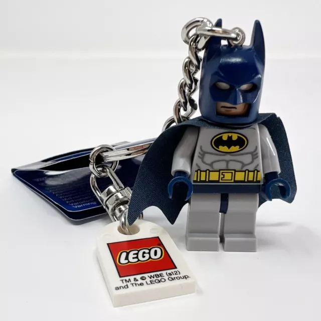 LEGO Batman DC Super Heroes Keyring Keychain 853429 New Retired Minifigure