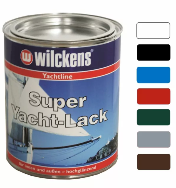 Wilckens Super Yachtlack 2,5 l Wilckens Bootslack GFK Holz Metall