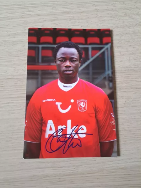 RANSFORD OSEI # FC TWENTE / GHANA - 6x4 OFFICIAL AUTOGRAPHCARD UNSIGNED