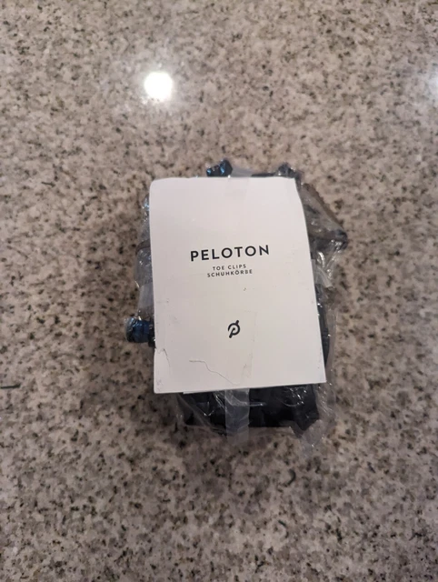 Genuine OEM Peloton 9/16" Bike Pedals w/Toe Clips and Cleats
