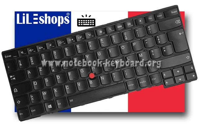 Clavier AZERTY Français Pour Lenovo - Modèle 9Z.NCLSN.00F - Neuf Sous Blister