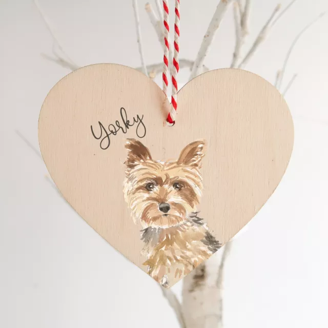 Yorkshire Terrier Ornament - Christmas Ornament - Dog Owner Gift - Christmas Dog