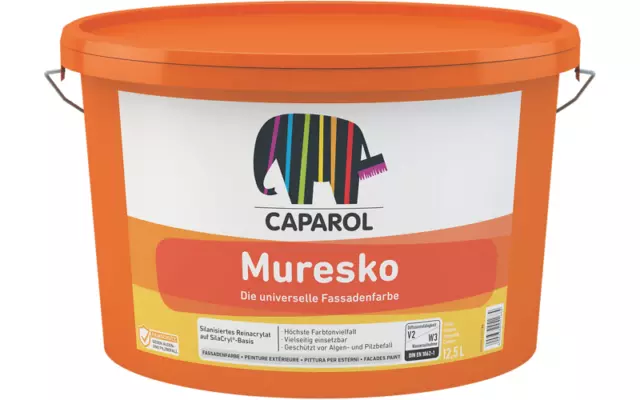 Caparol Muresko Fassadenfarbe 2,5L weiss