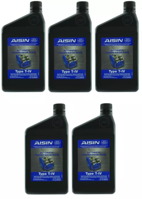 Set of 5 Automatic Transmission Fluids AISIN for Audi Ford Mini Toyota VW Volvo