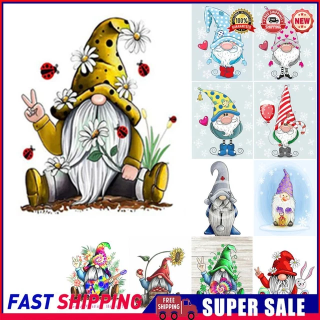 40x50cm Paint By Numbers Gnome Oil for Adults Children Room Home Wall Decor Gift