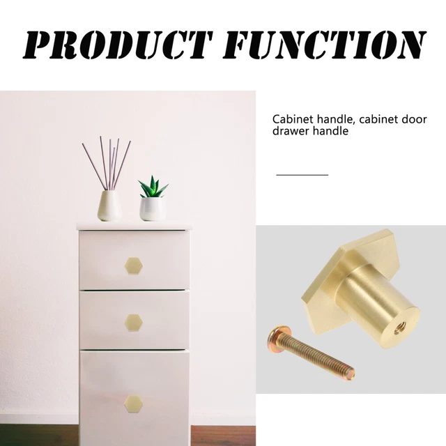 5 Pcs Cabinet Pulls Drawer Handle Dresser Pulls Cabinet Knobs Cupboard 8