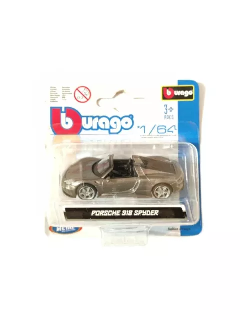 Burago 1/64 Porsche 918 Spider Diecast Modelcar Bburago