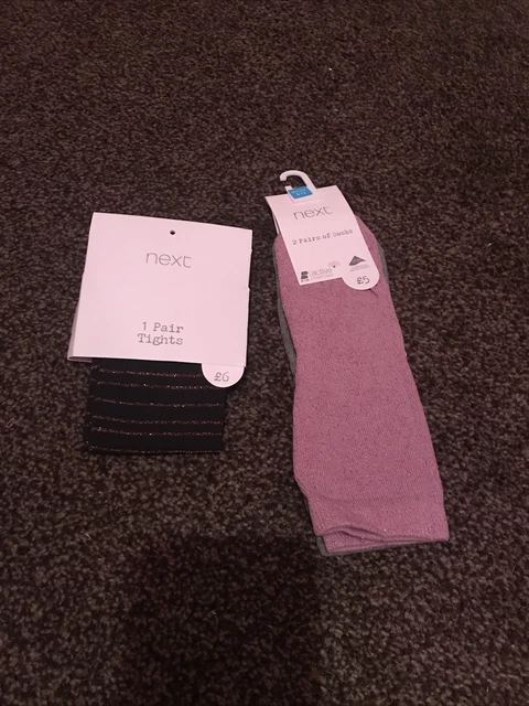 bnwt next girls tights / socks bundle age 5-6 years