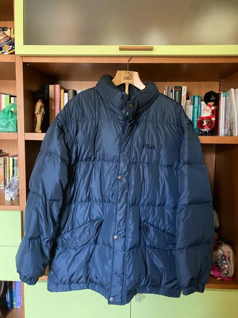 Piumino Fila Xl Blu Giubbotto Uomo Giaccone Invernale Xl Parka Cappotto Giacca