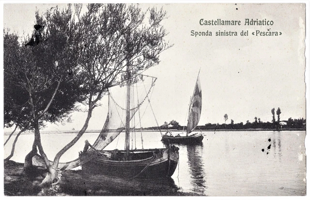 Abruzzo - Castellammare Adriatico - Sponda Sinistra Del Pescara - F.p. - 1902.