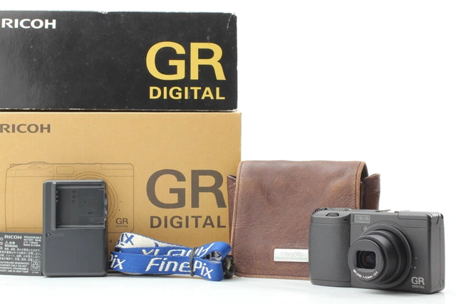 [Near MINT/ Box] Ricoh GR Digital 8.1MP Black Compact Digital Camera From JAPAN