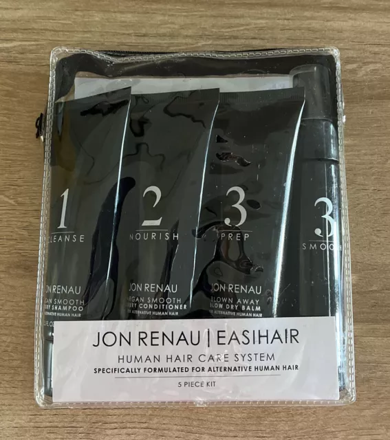 Jon Renau Human Hair Wig Care Travel Kit, 5 Piece Set