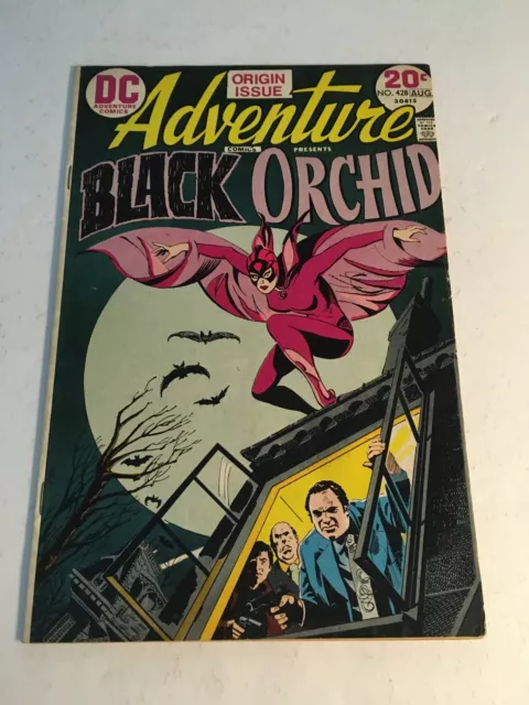 Adventure Comics #428 1973 Dc 1St App Of Black Orchid Fn