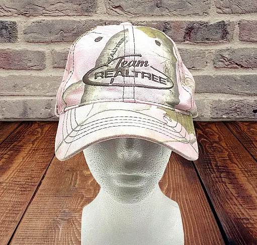 Team RealTree Cotton Camouflage Adjustable  fastener  Baseball Cap Hat Pink