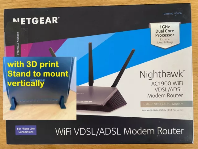 Netgear D7000 Nighthawk AC1900 Smart Wifi Router BOXED