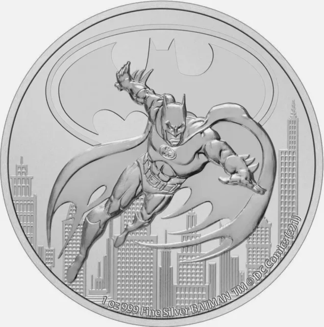 2021 Niue 1 oz DC Comics Batman 1oz fine silver 999 BU bullion coin