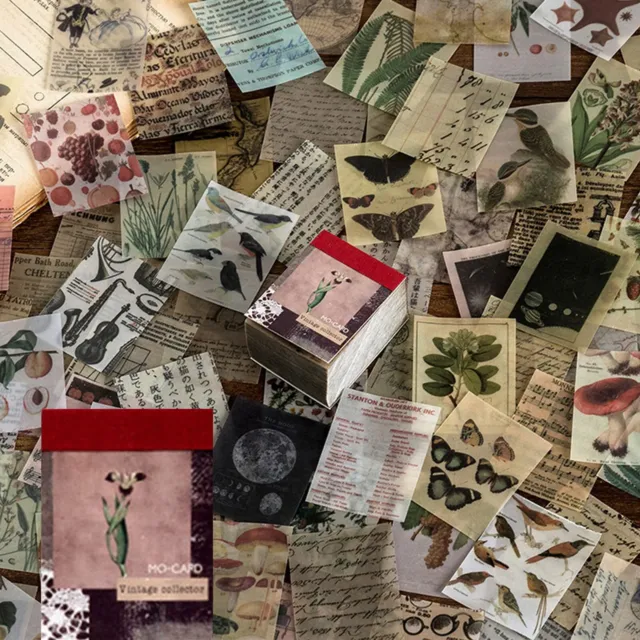 366 pezzi Adesivi Scrapbooking Vintage Materiale per Scrapbooking Carta Pe
