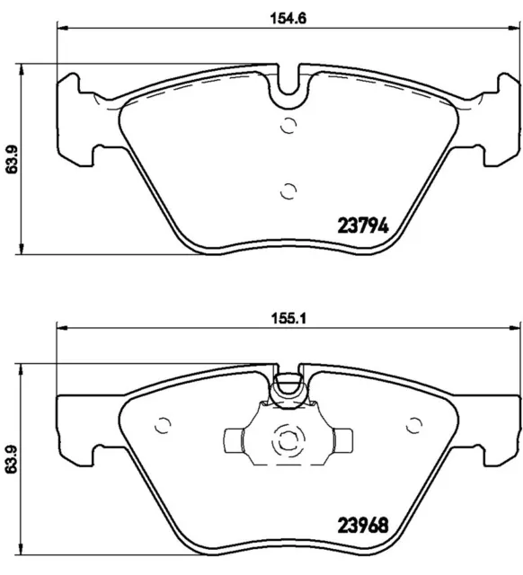 BREMBO BREMSSCHEIBEN BREMSBELÄGE VORNE BMW 3 ER E90 E91 320d 3