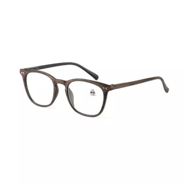 Imitation Wood Square Reading Glasses For Men Women Full Frame Classic Glasses