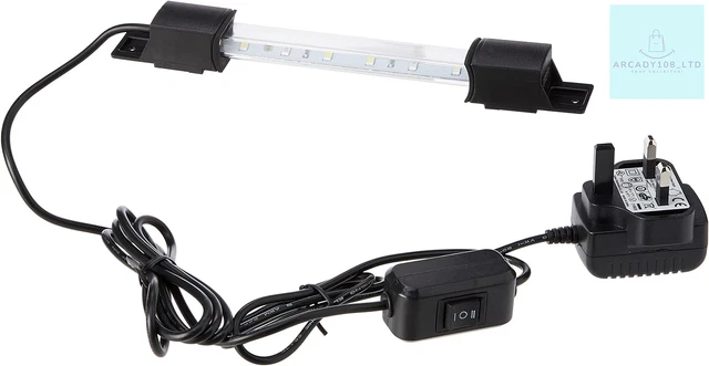 Interpet Kids Glow White and Blue LED Light for Aquarium,Blue,White,1 Row - 20cm 2